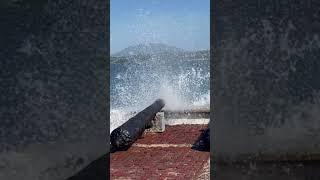 waves crashing is a poignant reminder of the interplay between the restless sea and steadfast land