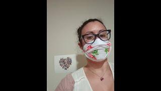 DIY No Sew Face Mask with Pretty Scarves