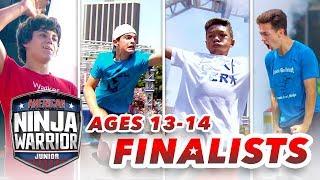 Parkour Teen vs. Fortnite Player! (13-14 Year Old Finalists) | American Ninja Warrior Junior