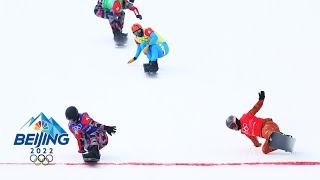 INSANE photo finish decides men's snowboard cross gold | Winter Olympics 2022 | NBC Sports