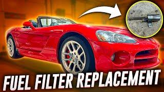 This $150 Dodge Viper Fuel Filter is Impossible to Replace!