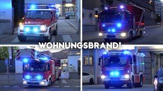 [GROßEINSATZ IN WIEN-FAVORITEN!] - Einsatzfahrten der Berufsfeuerwehr WIEN zu Wohnungsbrand