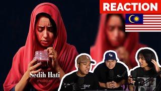 Sedih Hati (Acoustic) - Malique - Official Lyric Video - MALAYSIAN REACTION