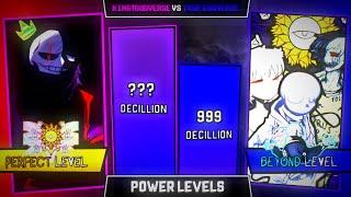 King!Godverse Vs True Godverse [Power Levels]