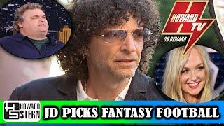 𝗧𝗵𝗲 𝗛𝗼𝘄𝗮𝗿𝗱 𝗦𝘁𝗲𝗿𝗻 𝗦𝗵𝗼𝘄 - Artie TV Show JD picks fantasy football, Eric the Midget's back how 11