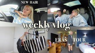 WEEKLY VLOG | new hair day, ERAS tour + getting holiday ready!!