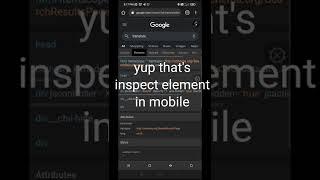 inspect element JavaScript console in mobile android inspect element JavaScript console in mobile
