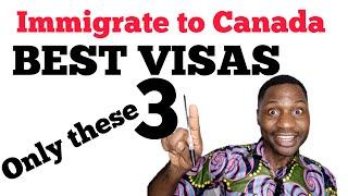 BEST VISAS TO IMMIGRATE TO CANADA |BEST WAYS IMMIGRATION WAYS.