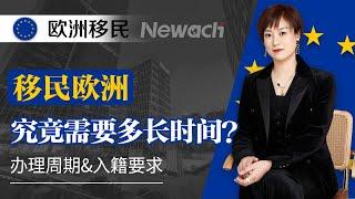 移民欧洲究竟需要多长时间？爱尔兰、希腊、葡萄牙、马耳他及西班牙5个欧洲主流移民国家办理周期是多久？入籍要求是什么？#欧洲#移民欧洲#爱尔兰移民#希腊移民#葡萄牙移民#马耳他移民