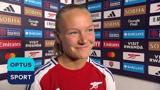 'We're never happy not winning a game' | Frida Maanum on Arsenal's clash with Manchester City