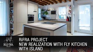 Nuova realizzazione con cucina FLY con isola