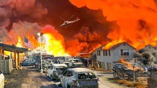 Сhaos in USA! 175 Wildfires Destroys Everything in Myrtle Beach, South Carolina, People Trapped