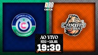 Ceisc/União Corinthians X Caxias do Sul | NBB CAIXA 24/25 | 13/01/25 | Ao vivo e com imagens | 19:30