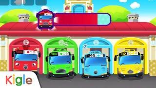 Tayo Bus Kecil | Permainan Kebiasaan Bangun | Tayo the little bus | Kigle TV Indonesia