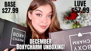 BOXYCHARM DECEMBER 2022 |  BASE BOX + LUXE BOX .. WORTH IT?