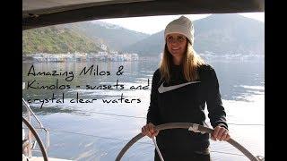 14. Sailing to Milos in the Greek Islands | Sailing around the world | Sailing Cyclades in winter