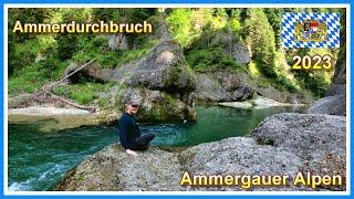 Ammerdurchbruch & Traumhafte Badeplätze | Ammergauer Alpen 2023 | 4K |
