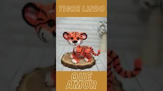 como fazer amigurumi  - [TIGRE LINDO]