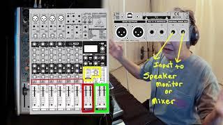 MIXER OUTPUTS explained