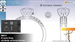 TUTORIAL 13 3D Jewelry design with Damien Rohrbach and Blender