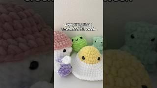 What I crocheted this week! #crochet #crochetlove #amigurumi #crochetideas