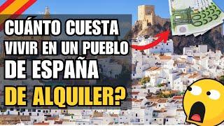  Gastos MENSUALES viviendo de ALQUILER en un pueblo ESPAÑOL