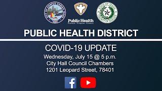 Public Health District Covid-19 Update July 16, 2020