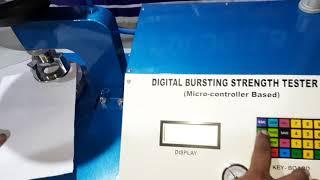 DIGITAL PNEUMATIC BURSTING STRENGTH TESTER