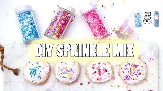 DIY CUSTOM SPRINKLE MIX & CAKE MIX COOKIES | SWEETAPOLITA INSPIRED