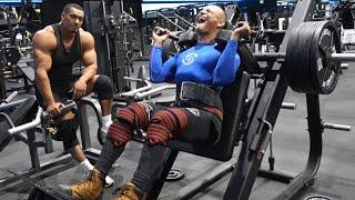 LARRY WHEELS DOES EL CAMPEON LEG DAY!!!