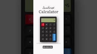 Check full video - How to Create a Calculator with HTML CSS JAVASCRIPT #javascript #jstips #viral