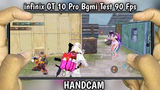 infinix GT 10 Pro Bgmi Test 90 Fps  Handcam Gameplay