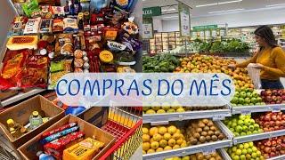 COMPRAS DO MÊS NO ATACADISTA, MUITA COISA AUMENTOU, QUANTO GASTAMOS, MOSTREI OS PREÇOS