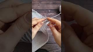 как закрыть петли резинки спицами #вязаниеспицами