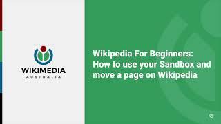 How to use your Sandbox and move a page on Wikipedia - Wikipedia For Beginners