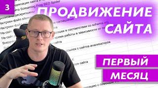 SEO-продвижение сайта с нуля | Первый месяц | Часть 3