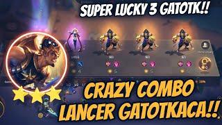 Best Strategy Combo 3 Star Lancer Gatotkaca Crazy Damage | Magic Chess Mobile Legends.