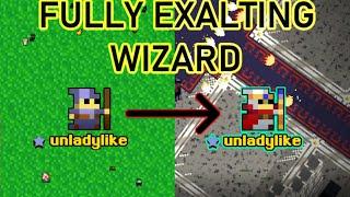 FULLY EXALTING WIZARD ON A NEW ACCOUNT. [ROTMG]