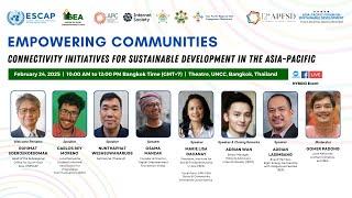 APFSD 2025 Empowering Communities:Connectivity Initiatives for Sustainable Dev't in the Asia-Pacific