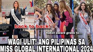 WAGI ULIT! PHILIPPINES WINNER IN MISS GLOBAL INTERNATIONAL 2024 | BACK TO BACK plus HAKOT AWARD