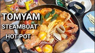 Resepi Tomyam Steamboat Hot Pot lebih sedap dari restoran | super easy Thai Hot Pot at home