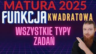 Funkcja kwadratowa ZADANIA MATURA 2025 MATEMATYKA PODSTAWA PEWNIAK