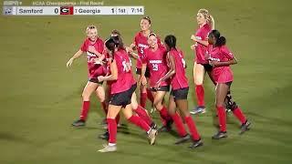 Georgia's Jessie Dunn nice goal vs. Samford