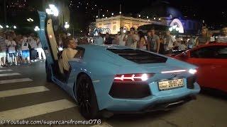 Valet in Monaco has ultimate Lamborghini parking skills!