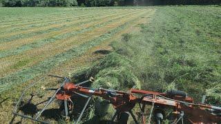 Tedding Second Crop Valley Hay