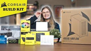 She Builds CORSAIR's NEW Gaming PC Kit