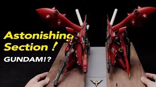 GUNPLA CUSTOM BUILD - I Build an Astonishing Section for Char’s Mobile Suit NIGHTINGALE [HG 1/144]