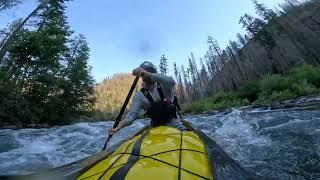 Trying a whitewater canoe. What could go wrong 