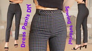 Cigarette Pants DIY | Doretta Dress Trousers Sewing Tutorial