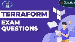 Top 30 Terraform Associate Exam Sample Questions: Practice Questions Part -5  @S3cloudhub  #dumps